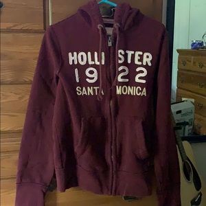 Hollister Light Jacket (Burgandy)